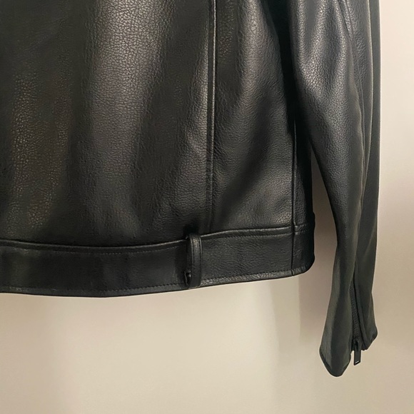 NWOT Oak & Fort/ Veg Leather Moto Jacket - Picture 7 of 8